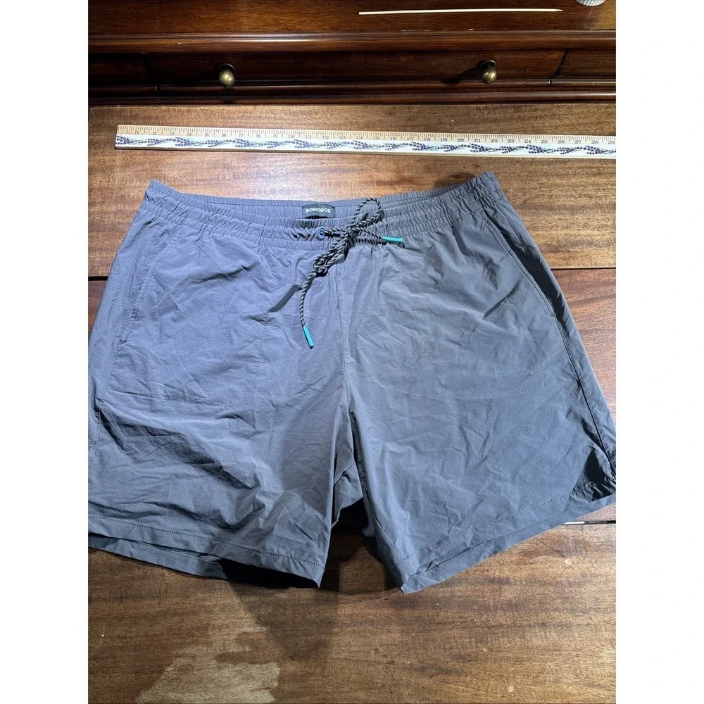 BONOBOS MENS SWIM SUIT TRUNKS‎ / SHORTS GRAY 2X / 7